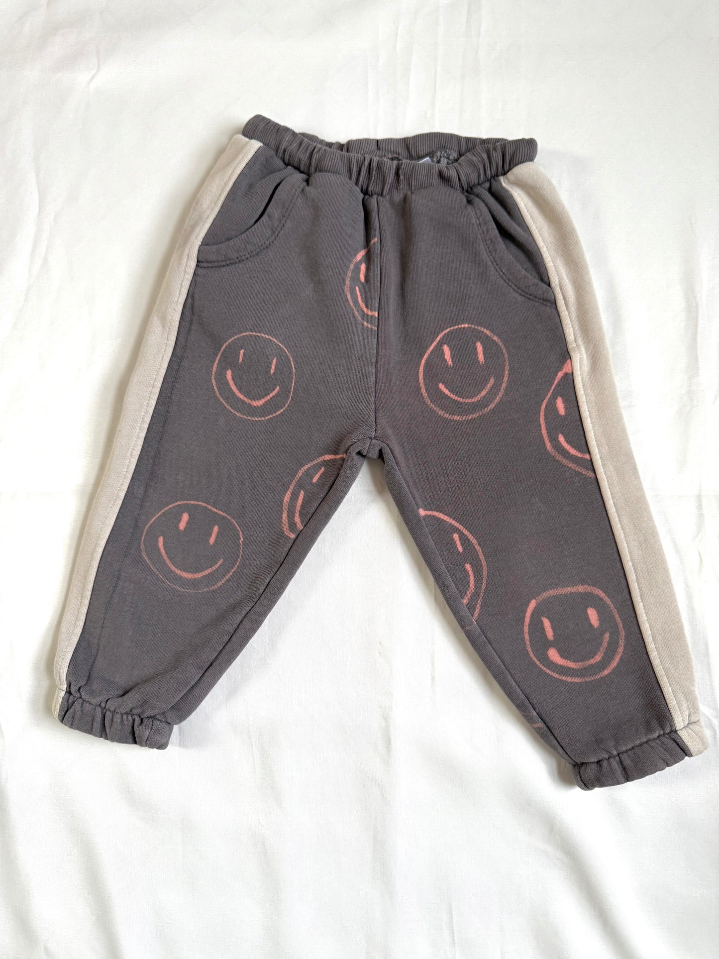 Zara Kids Bleached Painted Joggers (2-3 years)
