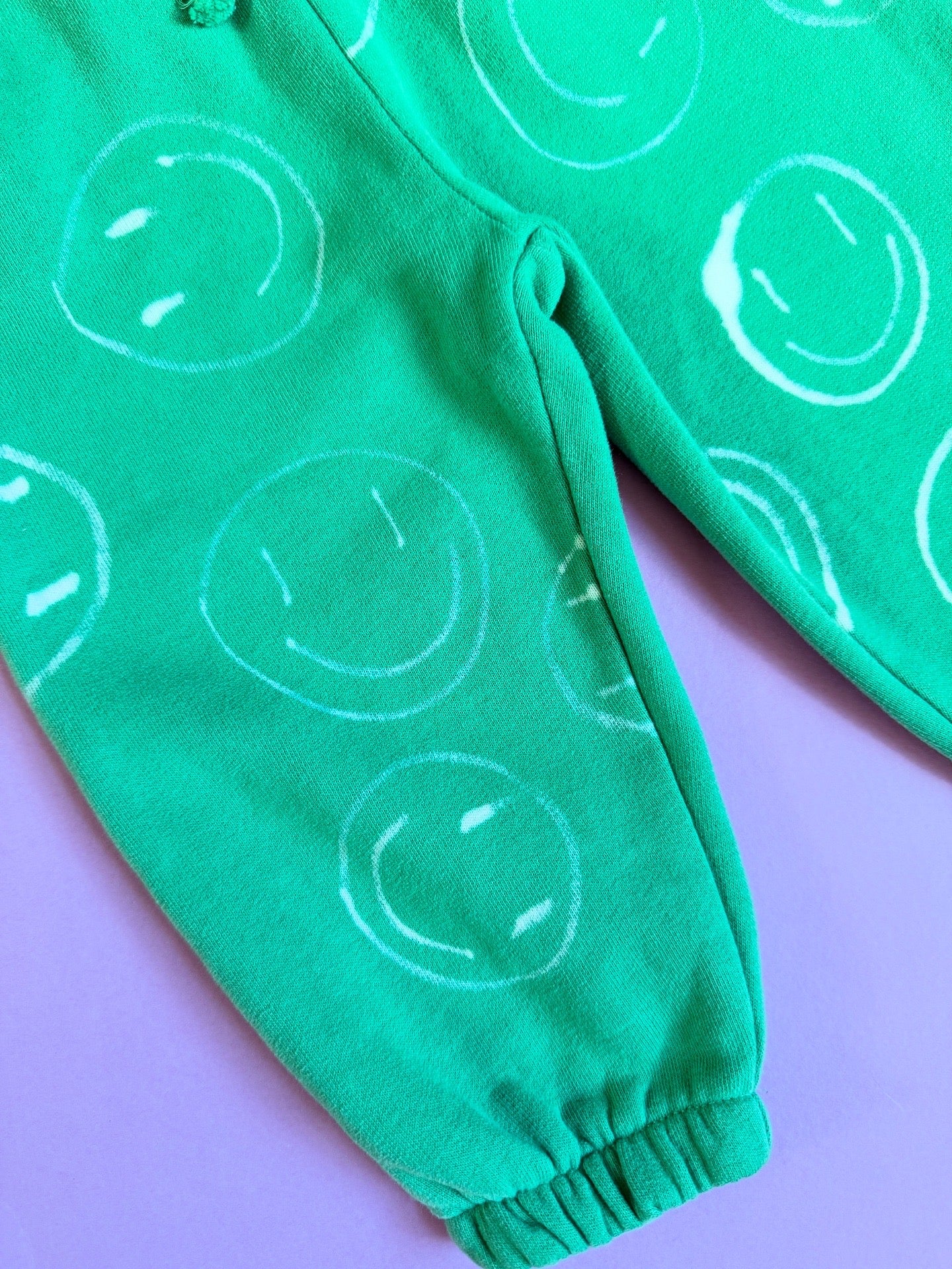 Next Smiley Face Bleached Joggers (12-18 months)