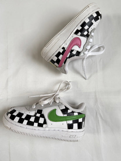 Nike Air Force 1s Checkerboard Trainers (UK 5.5)