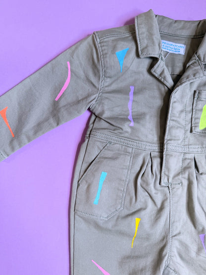 Primark Khaki Baby Boilersuit (0-3 months)