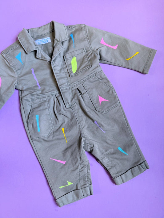 Primark Khaki Baby Boilersuit (0-3 months)