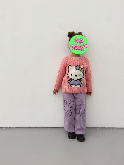 H&M Girls Light Purple Jeans (3-4 years)